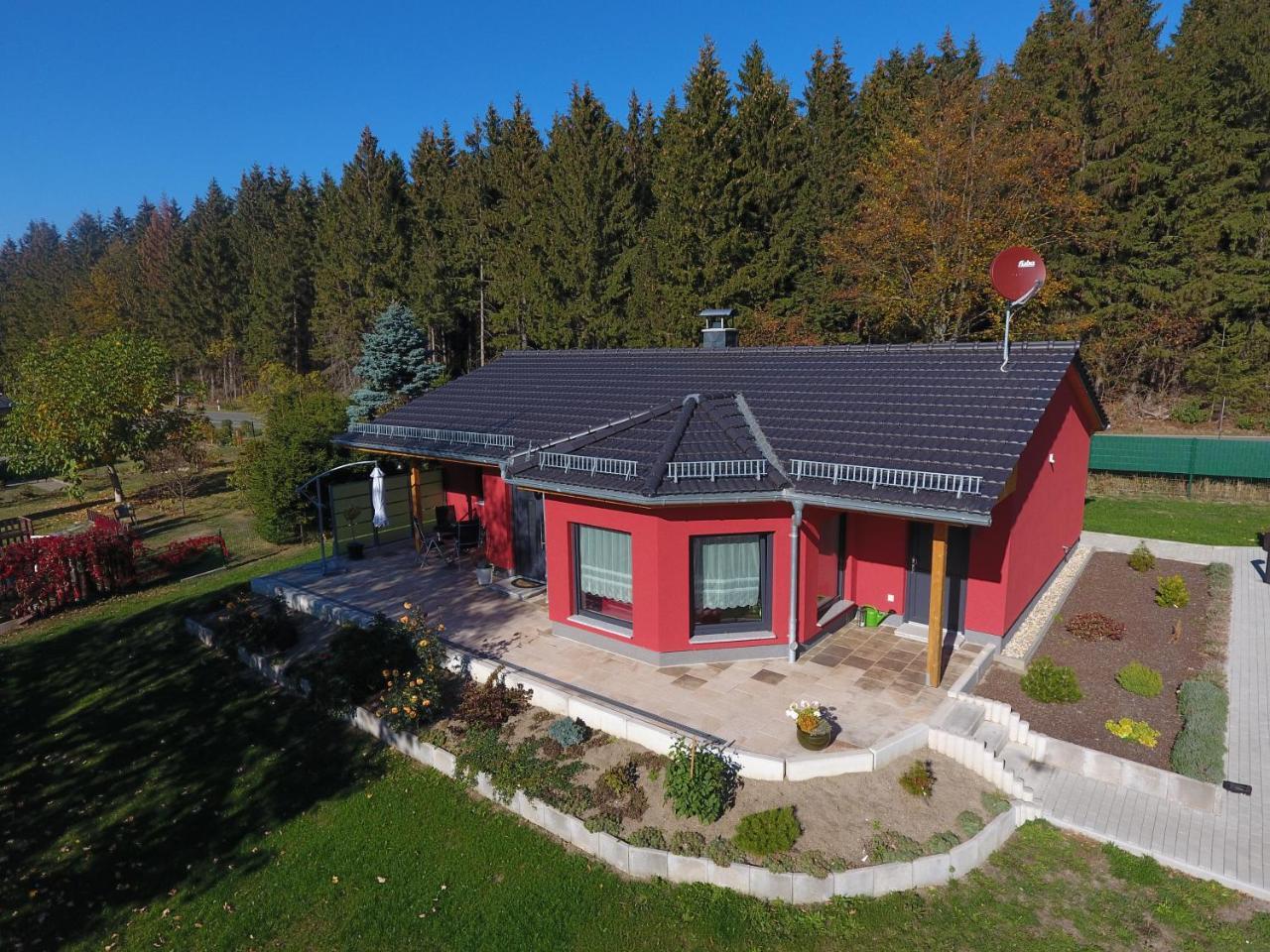 フリードリッヒシュブルン Ferienhaus Am Rambergヴィラ エクステリア 写真