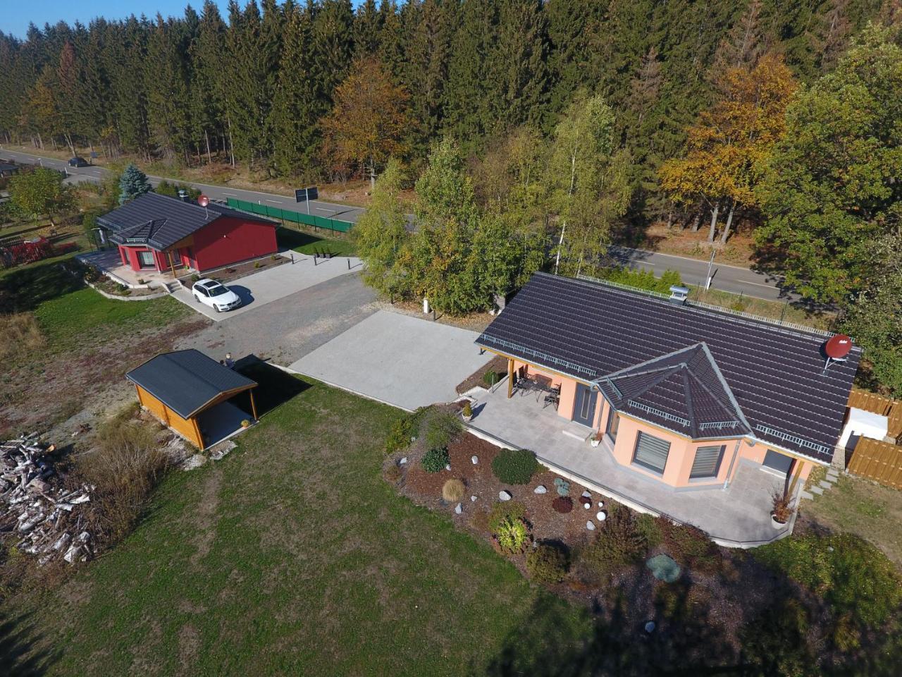 フリードリッヒシュブルン Ferienhaus Am Rambergヴィラ エクステリア 写真